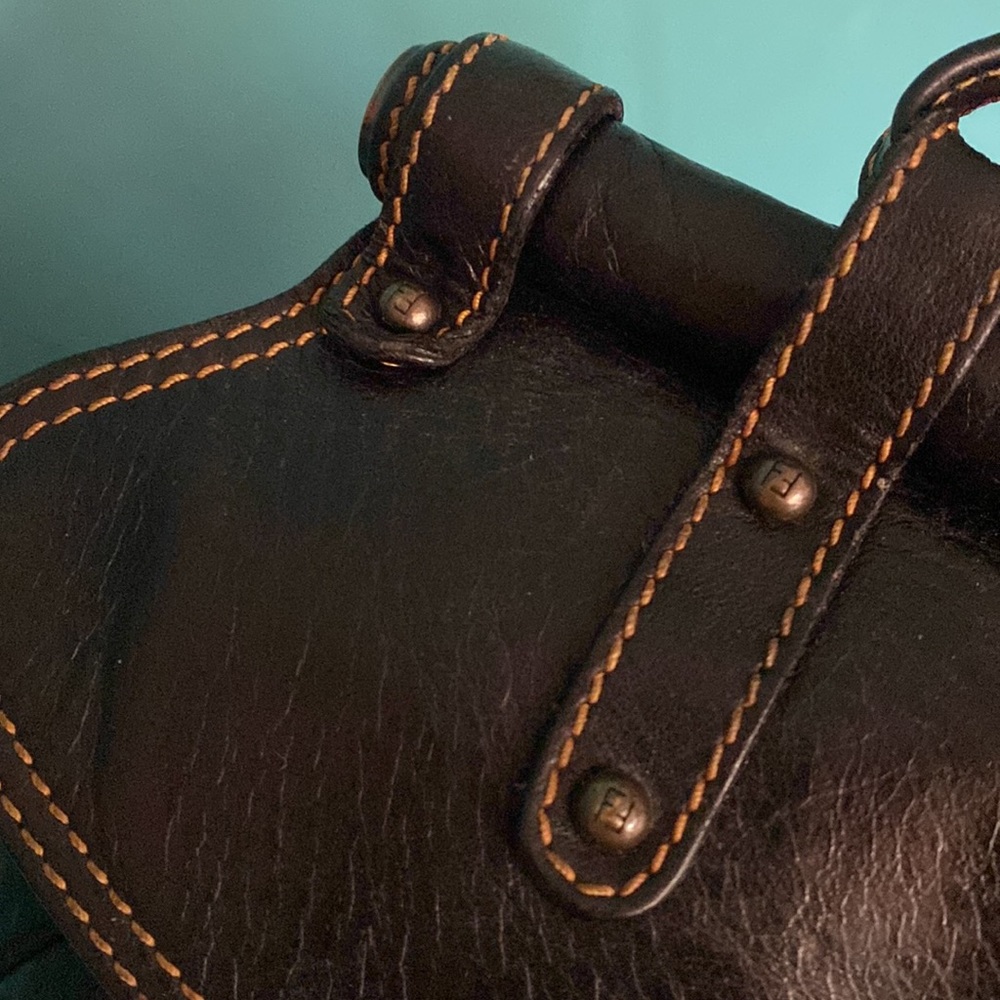 Fendi Black Leather Women's Bag - Picture 9 of 16